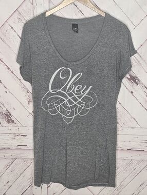 Obey Grey Graphic Tee